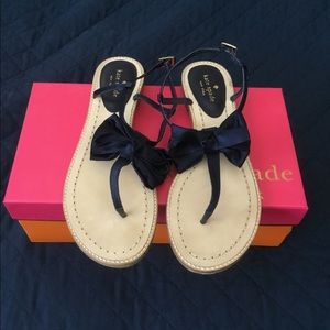 Never Worn Kate Spade Serrano Satin Bow Sandals